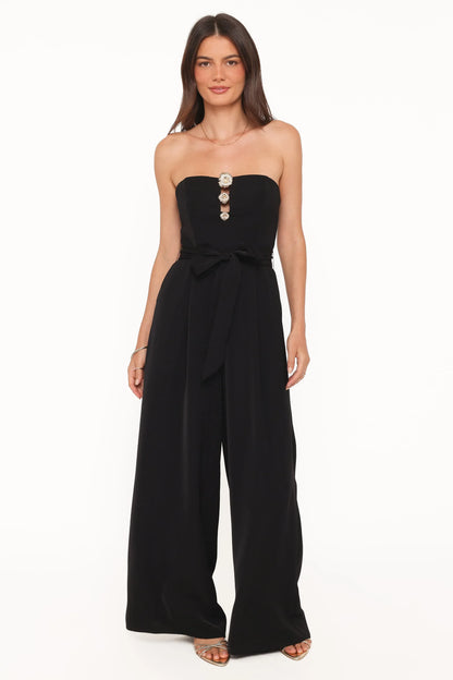 Rois Strapless Jumpsuit Black