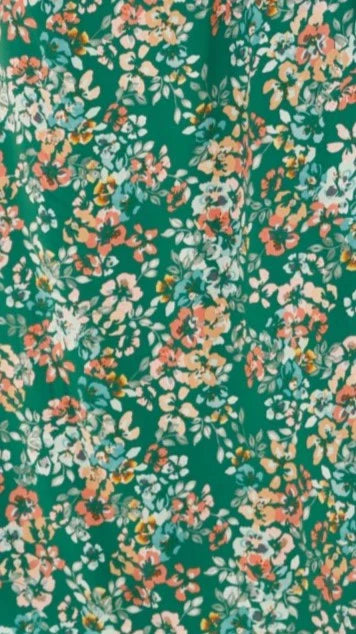 Sara Maxi Dress Green Floral
