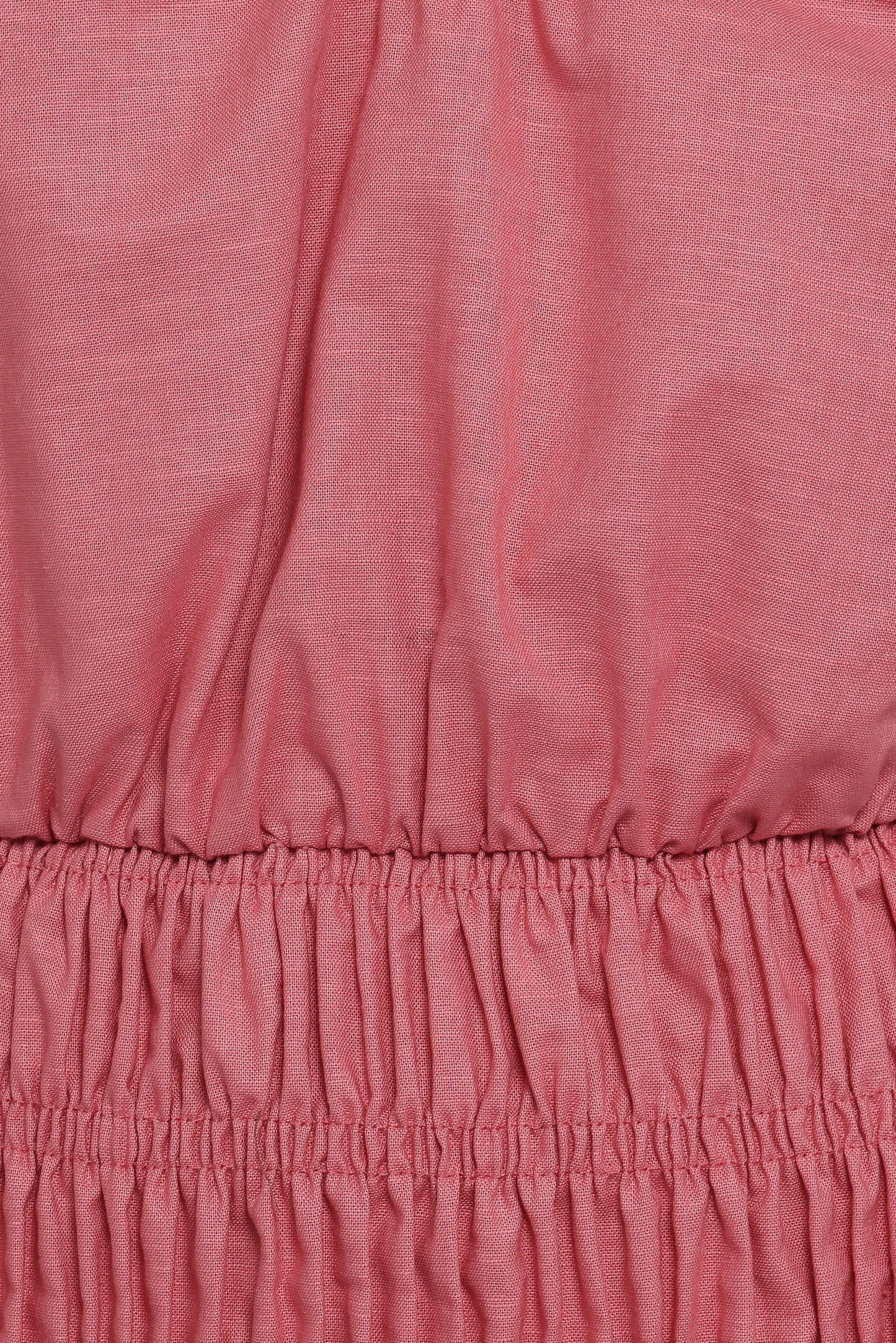 Lucilla Shirred Waist Top Petal Pink