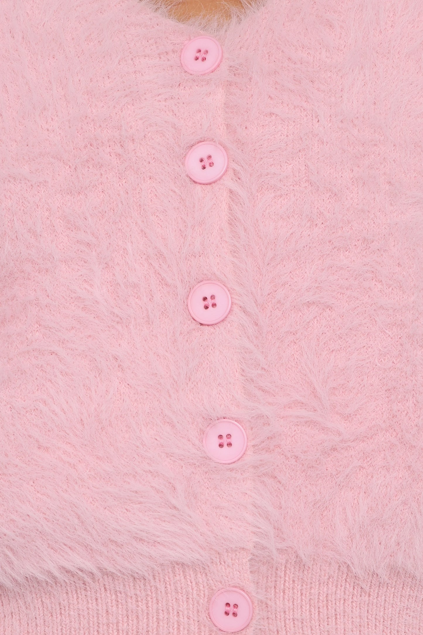 Evelin Cropped Cardigan Pink