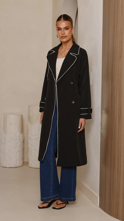 Blanca Trench Coat Black