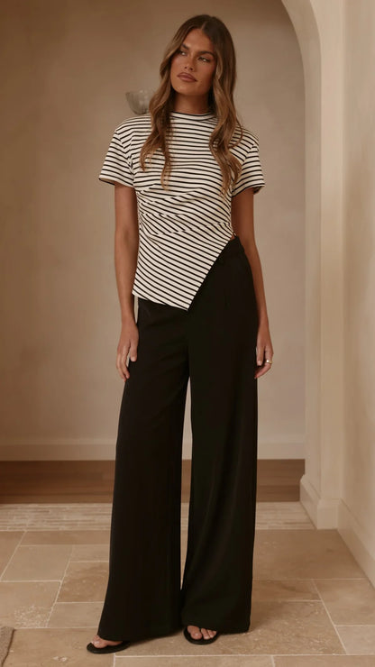 Maeva Tailored Pants Black