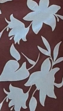 Nova Maxi Dress Chocolate Blue Print