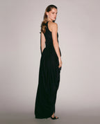 Black Elastic Maxi Dress