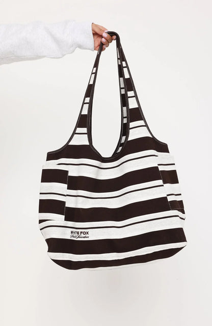 Studio 17 Jules Shoulder Bag Grey Marle Stripe