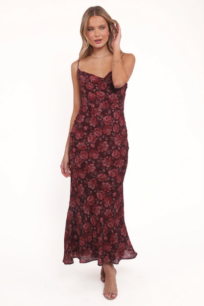Esmeralda Maxi Dress Pink Floral