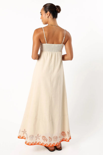 Ceecee Maxi Dress Beige