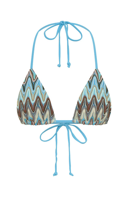 Orlani Bikini Top Ocean Waves