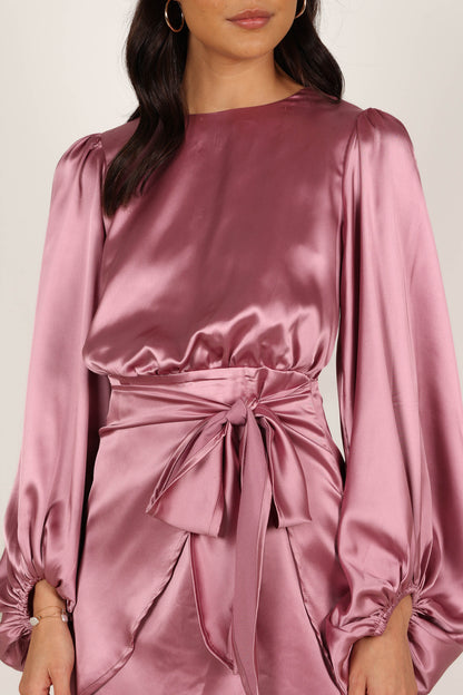 Opal Dress Dusty Rose