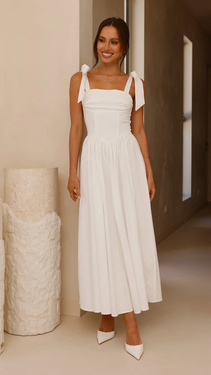 Haisley Maxi Dress White