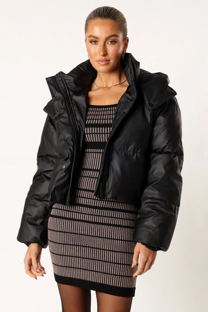 Tania Puffer Jacket Black