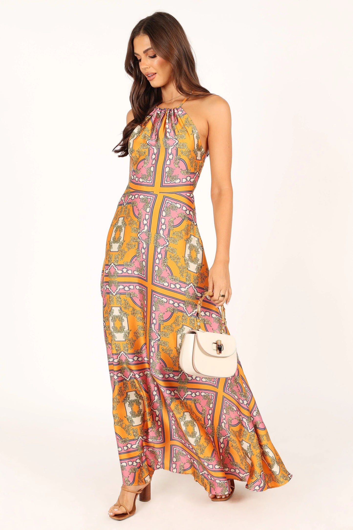 Amara Maxi Dress Tangerine