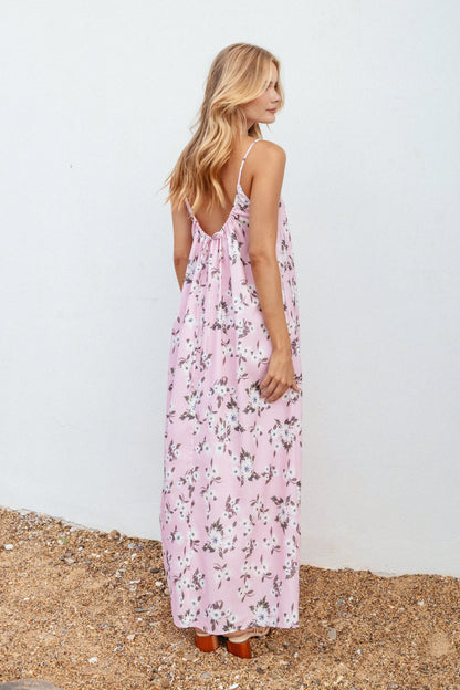 Lumina Maxi Dress Pink Floral