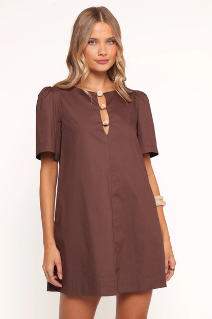 Lirael Mini Dress Espresso