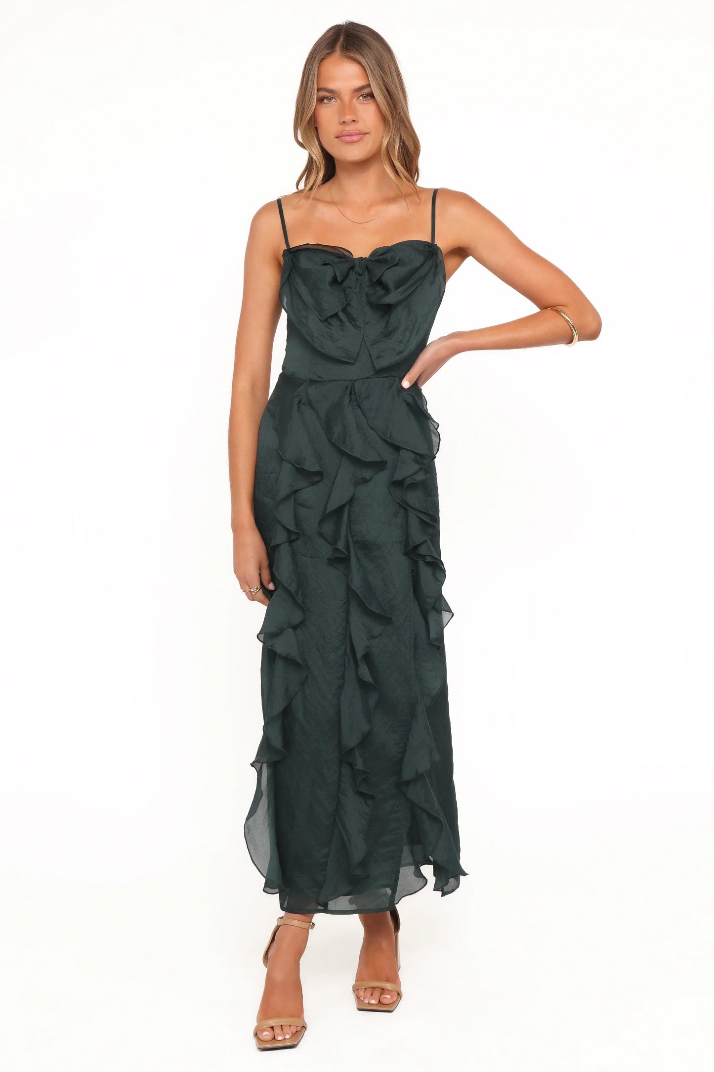 Adelyn Midi Dress Emerald