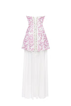 2 in 1 pink sakura mini with a detachable underskirt