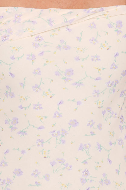 Elwood Midi Dress Yellow Ditsy Floral