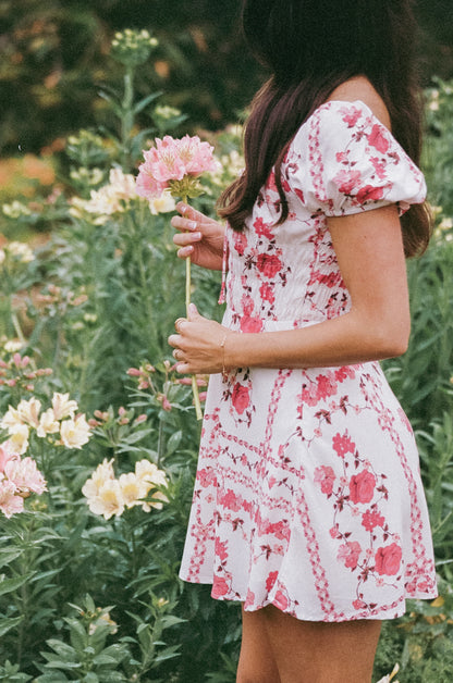 Jorja Mini Dress Red Rose