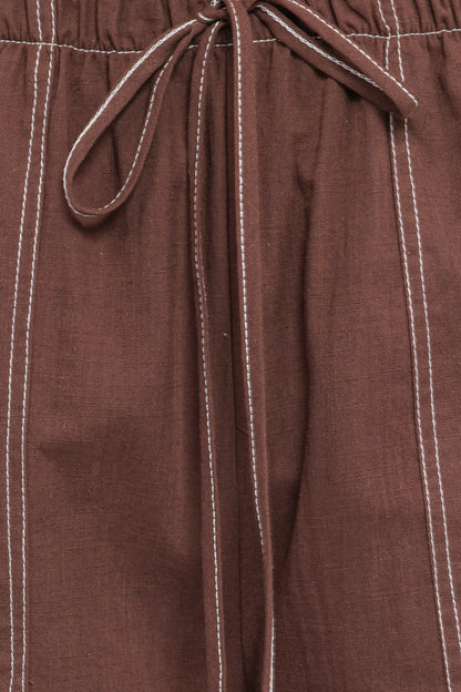 Jill Pant Set Chocolate
