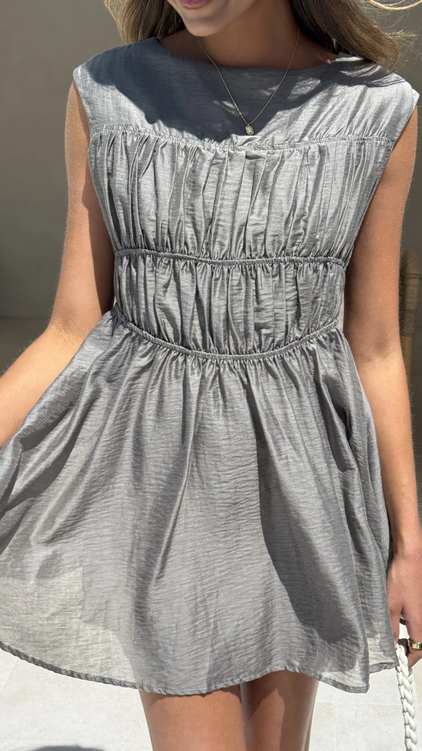 Masha Mini Dress Khaki