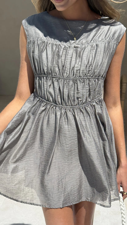 Masha Mini Dress Khaki