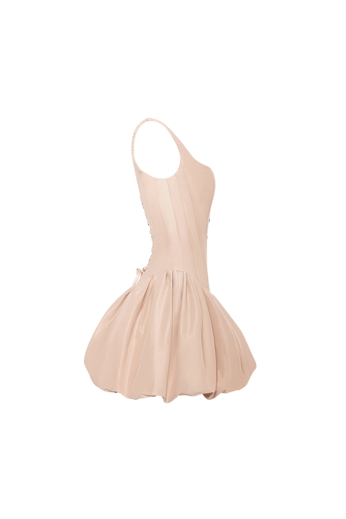 Cappuccino corset mini dress