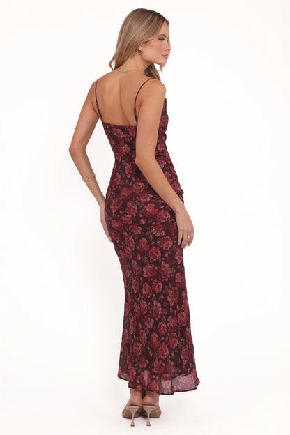 Esmeralda Maxi Dress Pink Floral