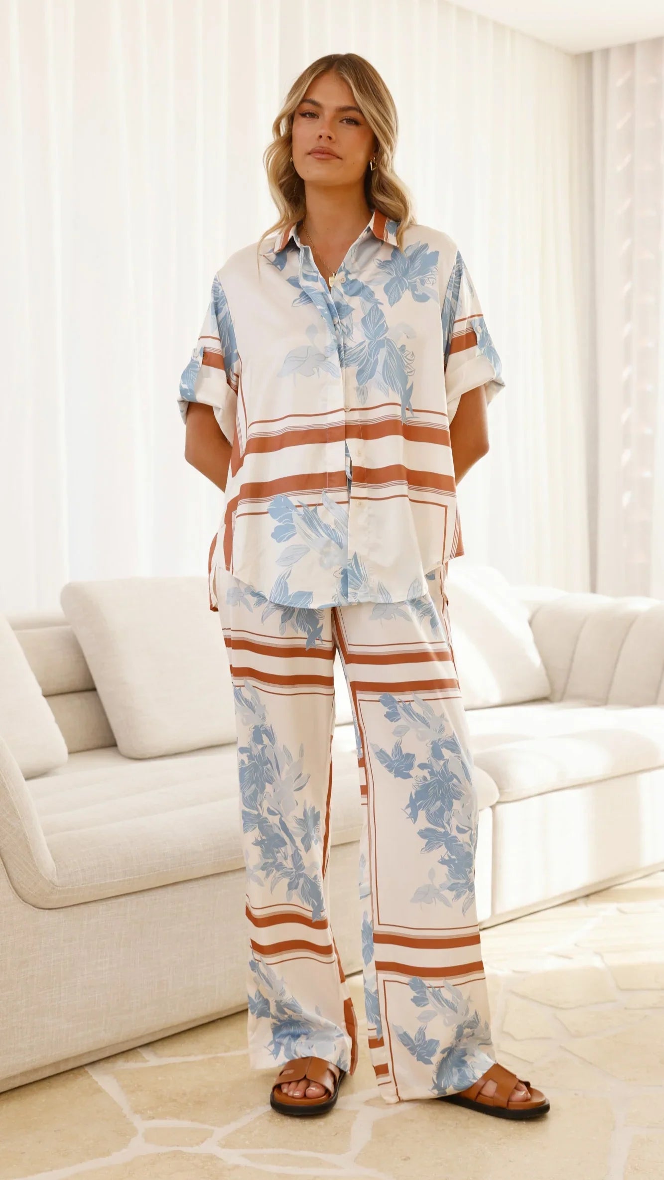 Valene Pants Amore Print