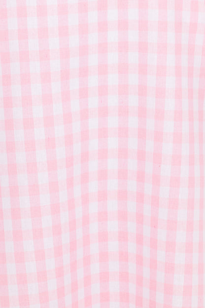 Tilbury Midi Dress Pink Gingham