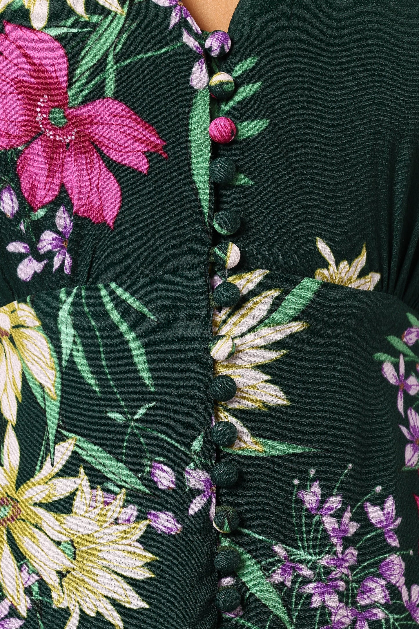Mazie Floral Midi Dress Eden Florals