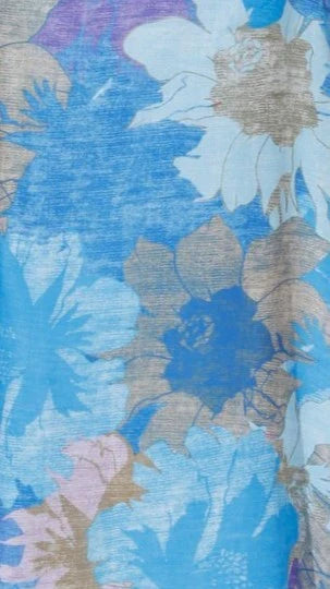 Rixie Maxi Skirt Blue Floral