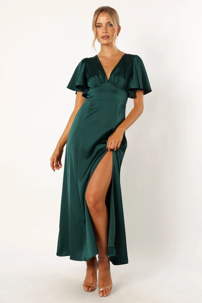 Casper Maxi Dress Hunter Green