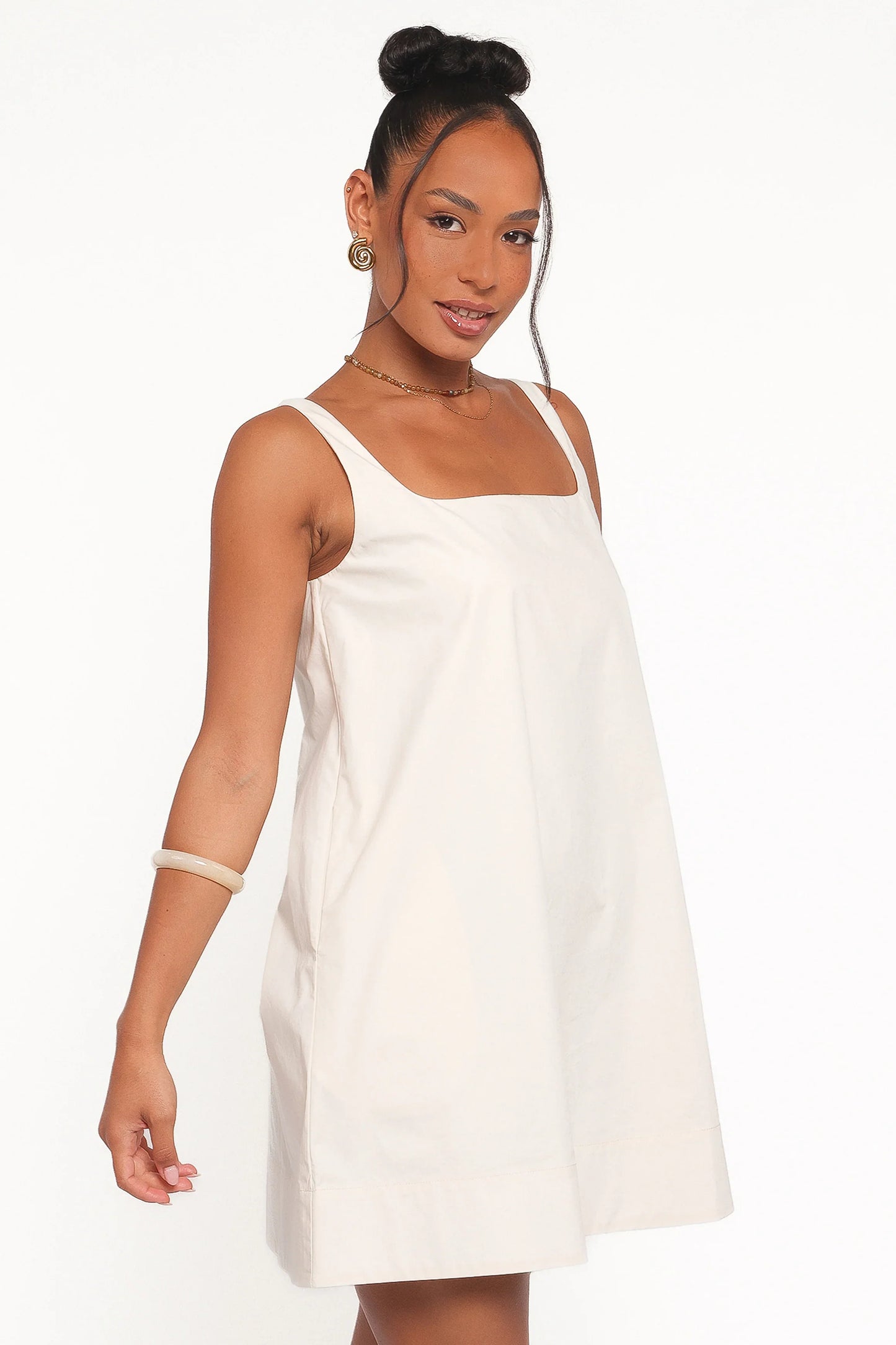Kora Mini Dress Chalk White