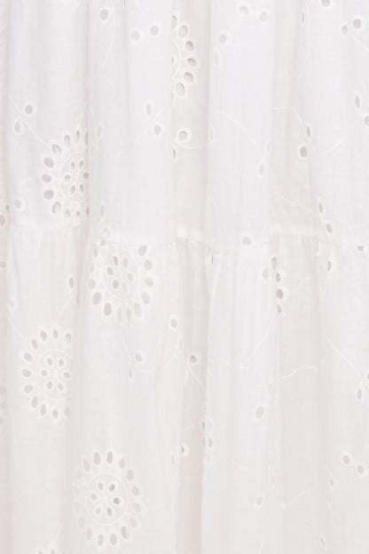 Tierney Midi Dress White