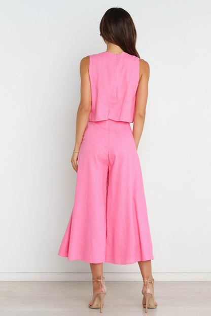 Femme Jumpsuit Pink