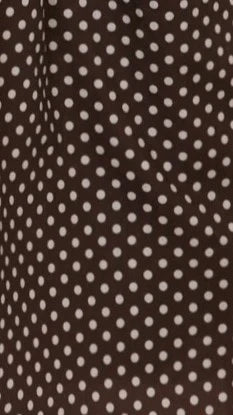 Rachel Tie Back Maxi Dress Chocolate White Spot