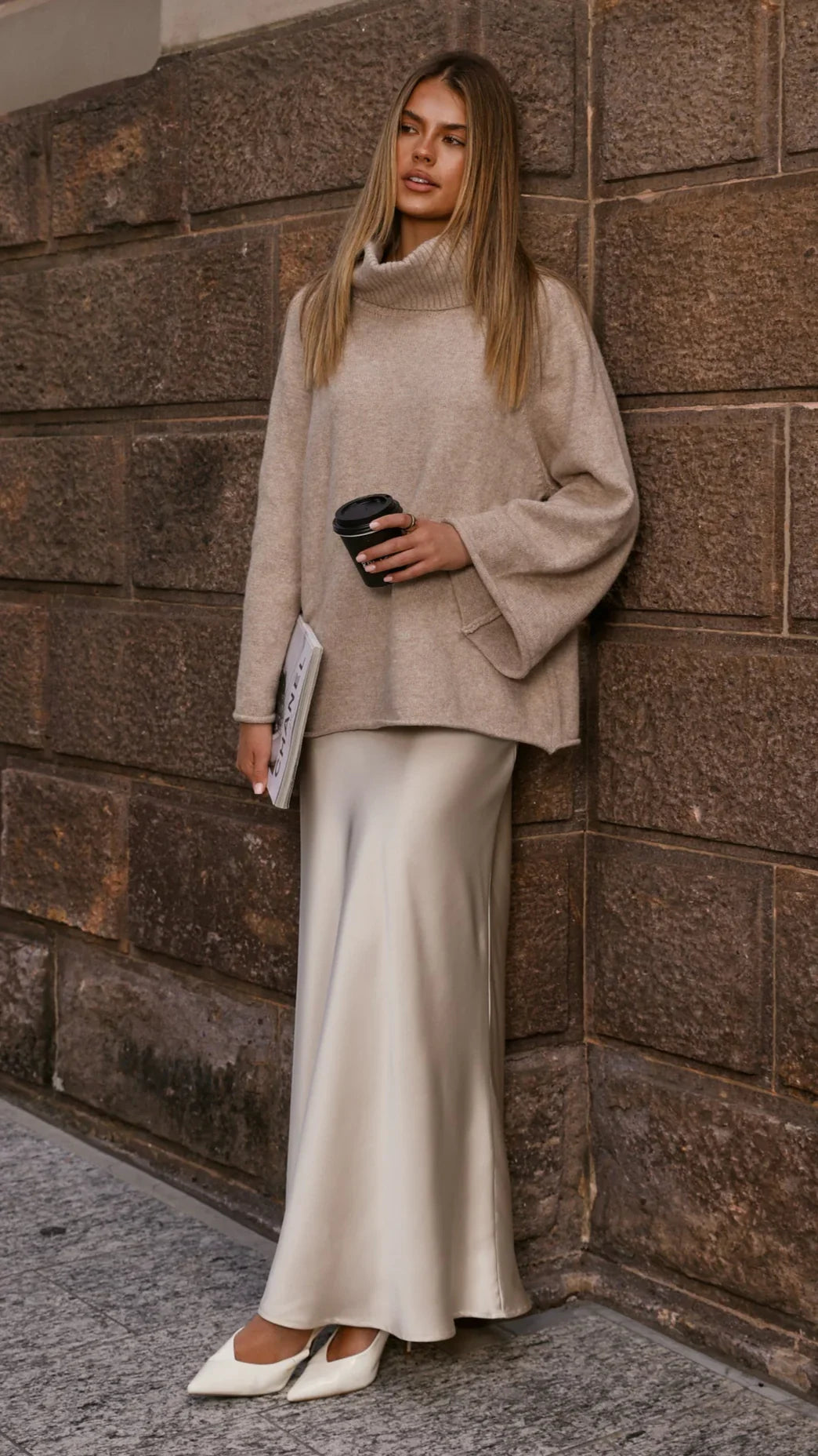 Jacques Knitted Jumper Oatmeal