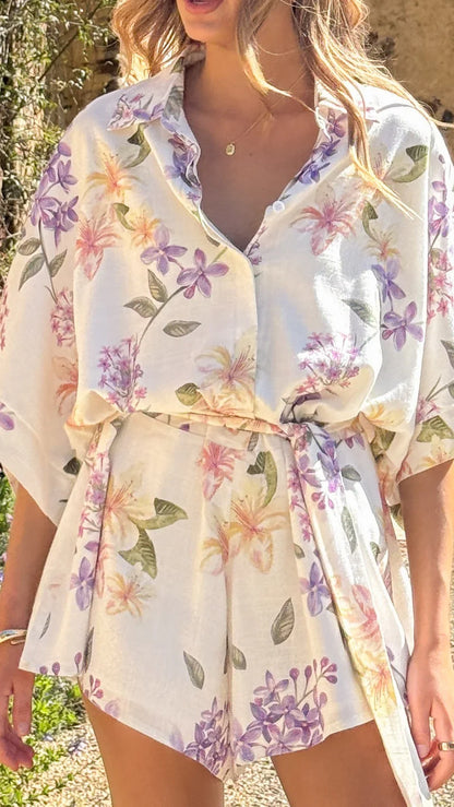 Bailin Playsuit Botanical Bloom