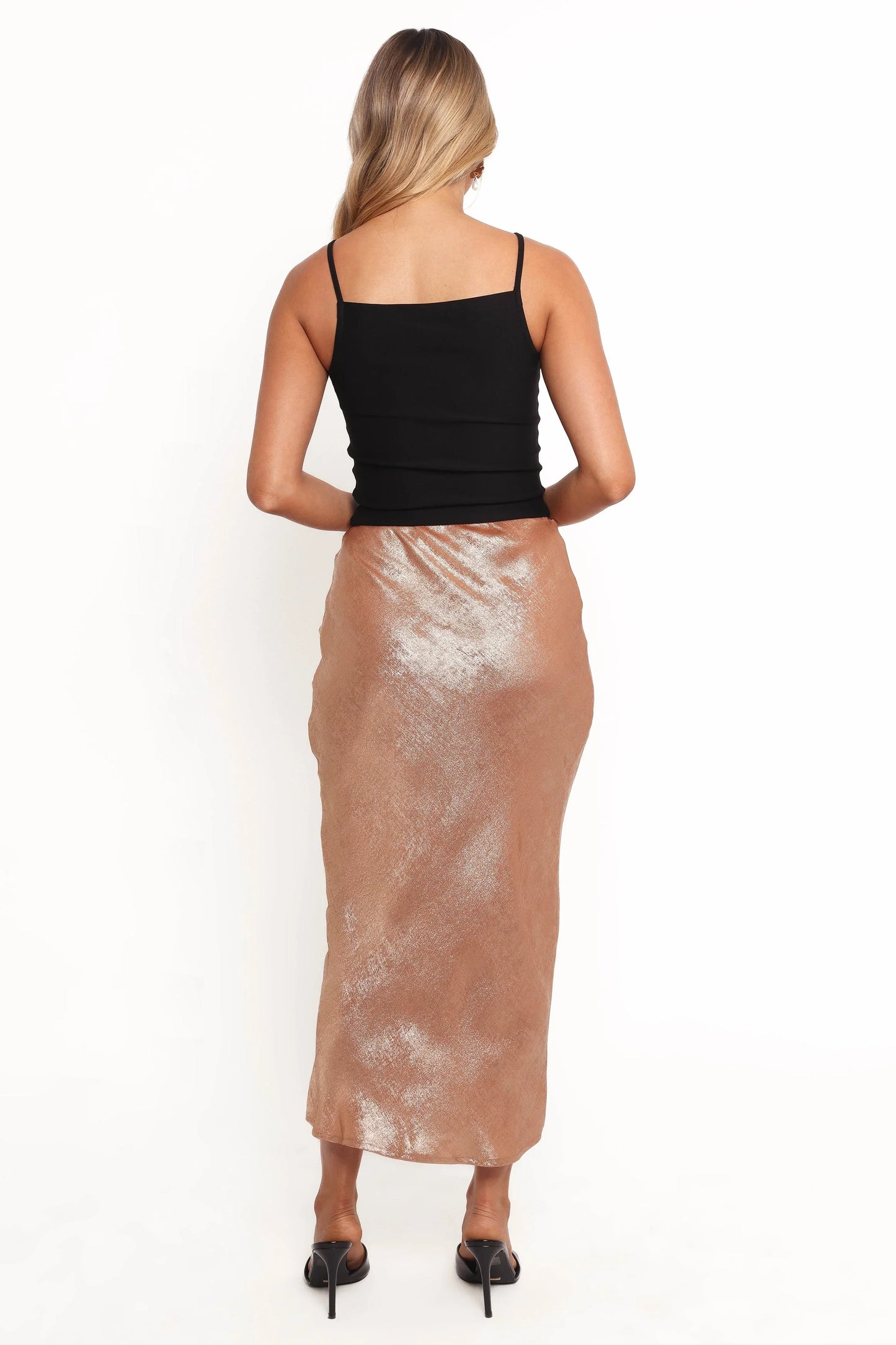 Mata Midi Skirt Golden Sand