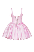 Adorable pink mini dress with puffy skirt Glow Up