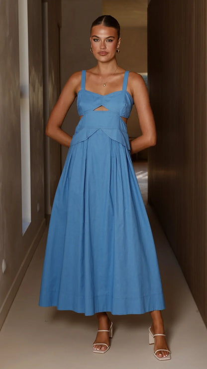 Harleigh Maxi Dress Blue