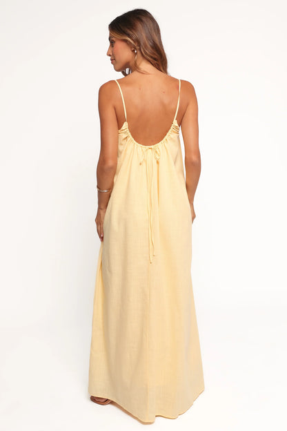 Lumina Maxi Dress Yellow