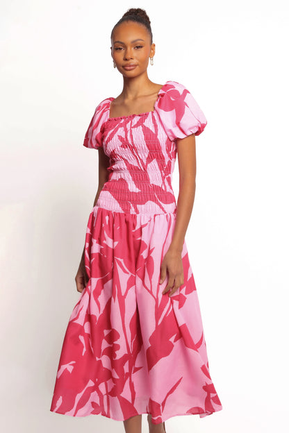 Bradley Maxi Dress Pink Floral