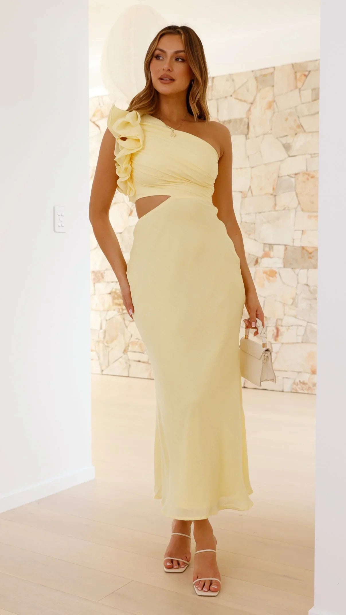 Amina Maxi Dress Yellow