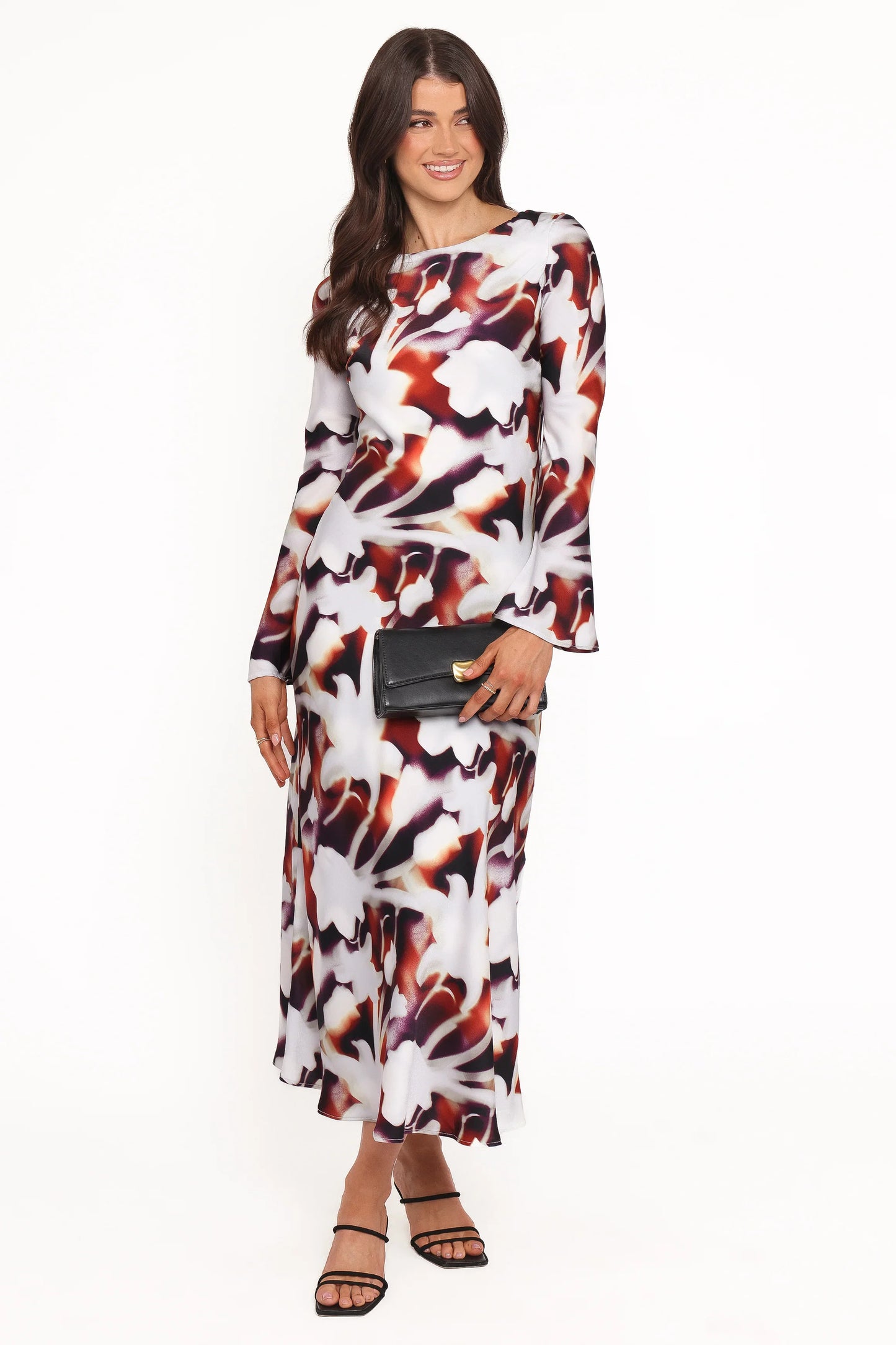 Deidre Maxi Dress Blurred Floral