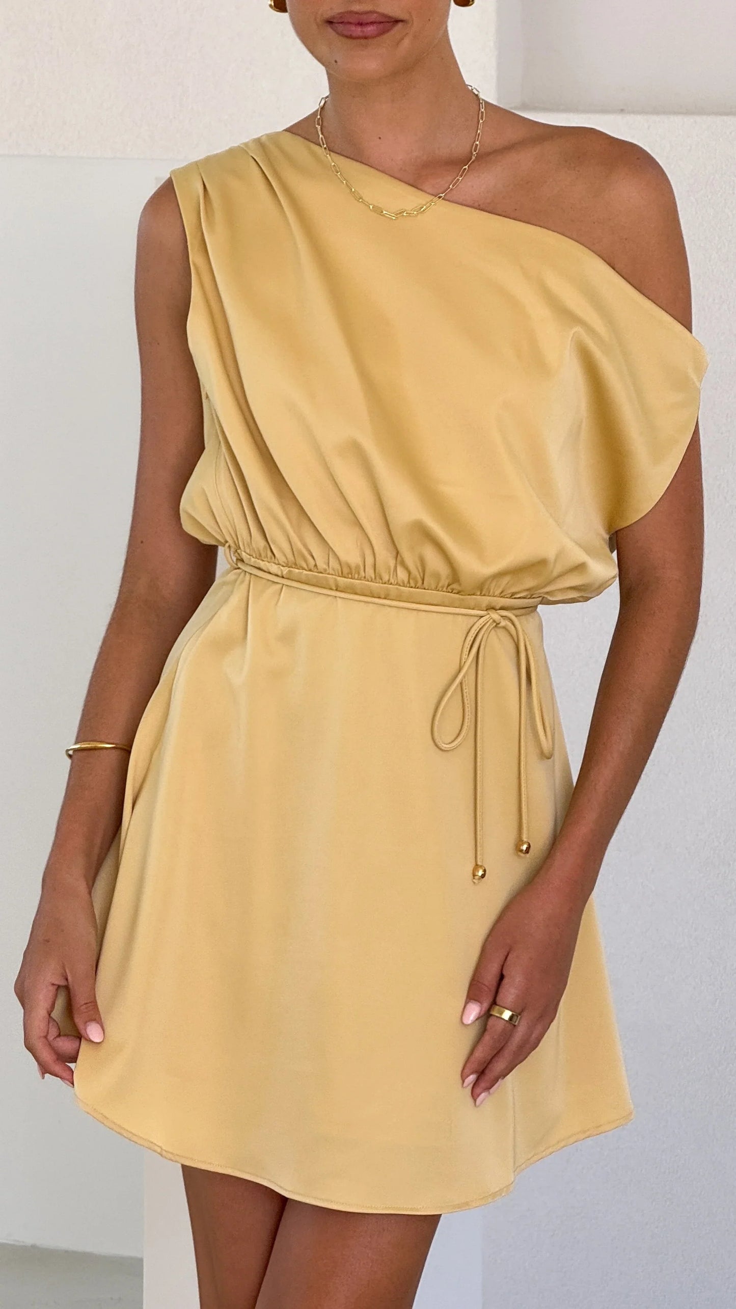 Prudence Mini Dress Yellow
