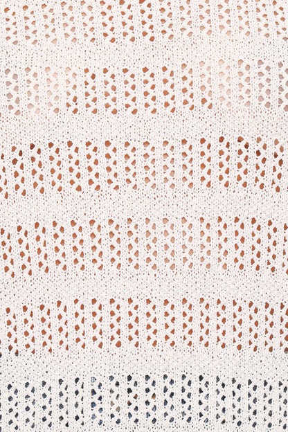 Flavia Open Stitch Sweater Cream