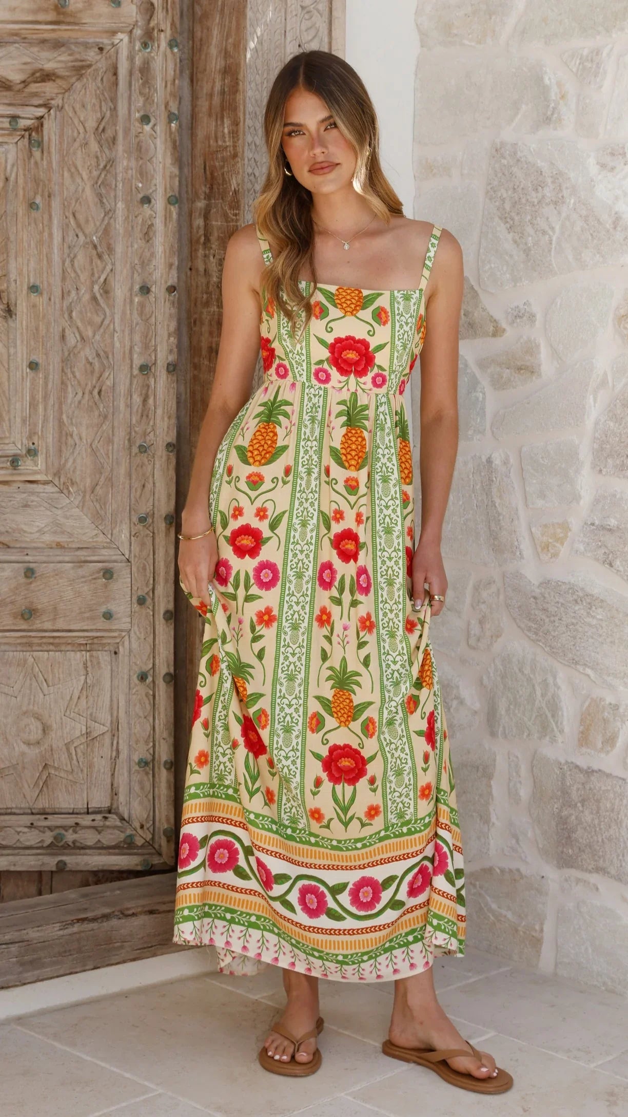 Keziah Maxi Dress Sunkissed Print