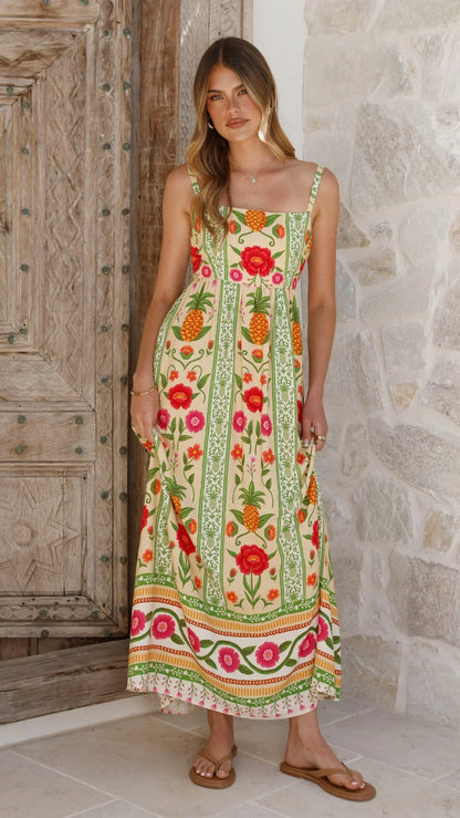 Keziah Maxi Dress Sunkissed Print