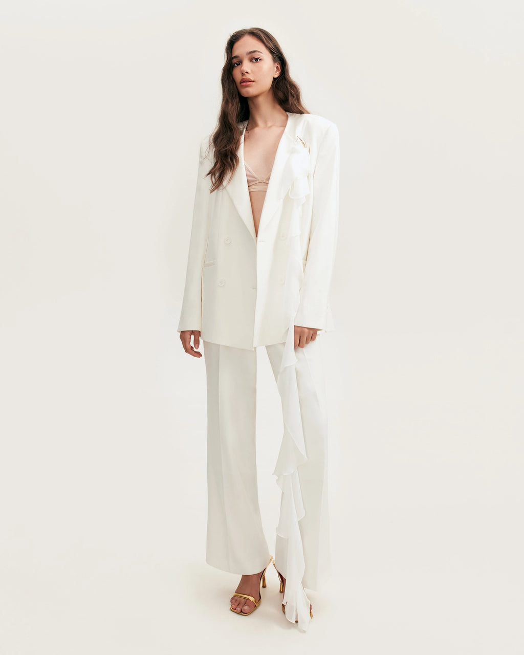 Panache white single breasted blazer Xo Xo